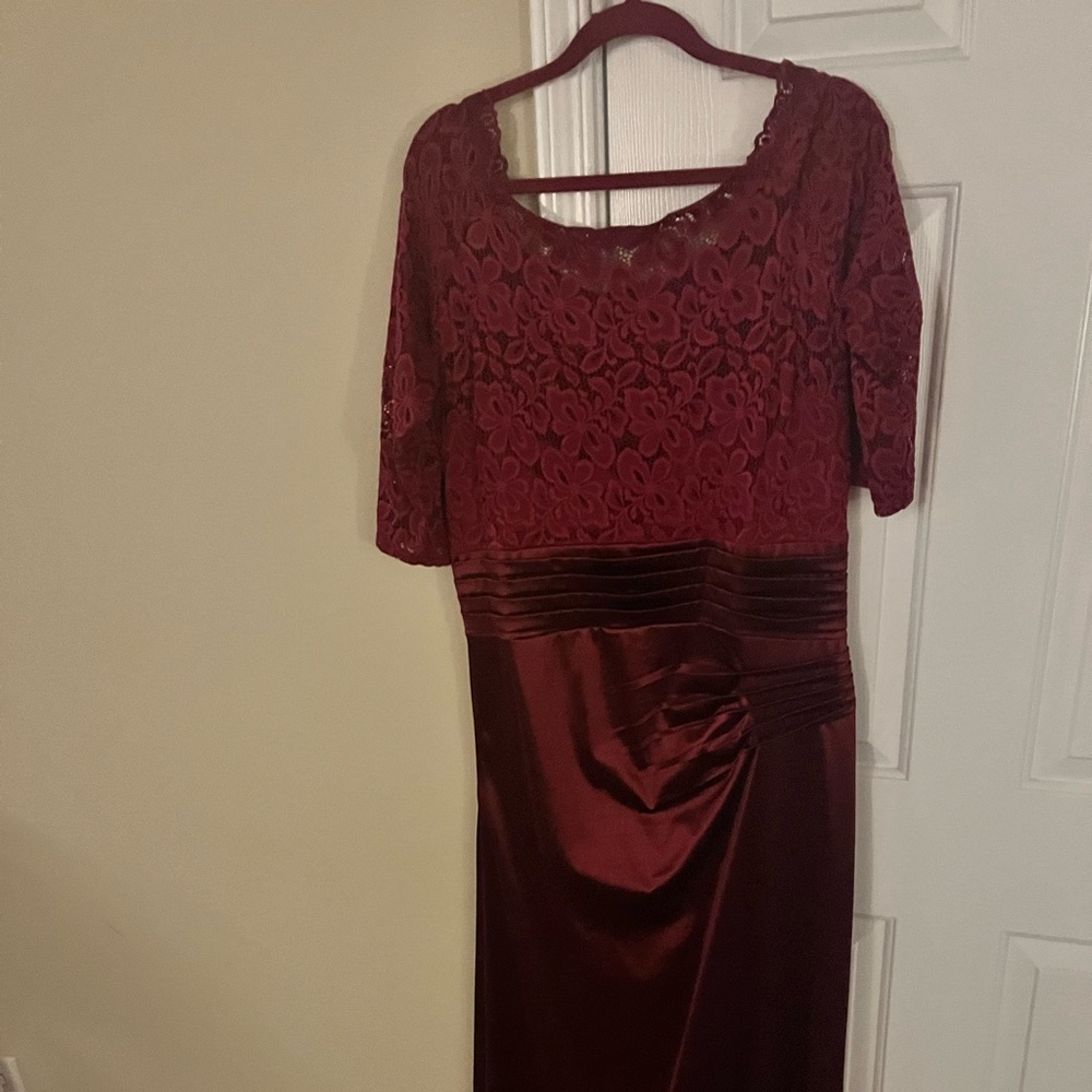 Crimson/Red evening dress